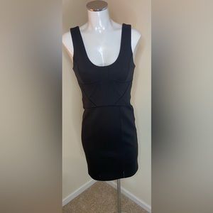 Robert Rodriguez, tight, pencil dress with stitch detail cutout lines